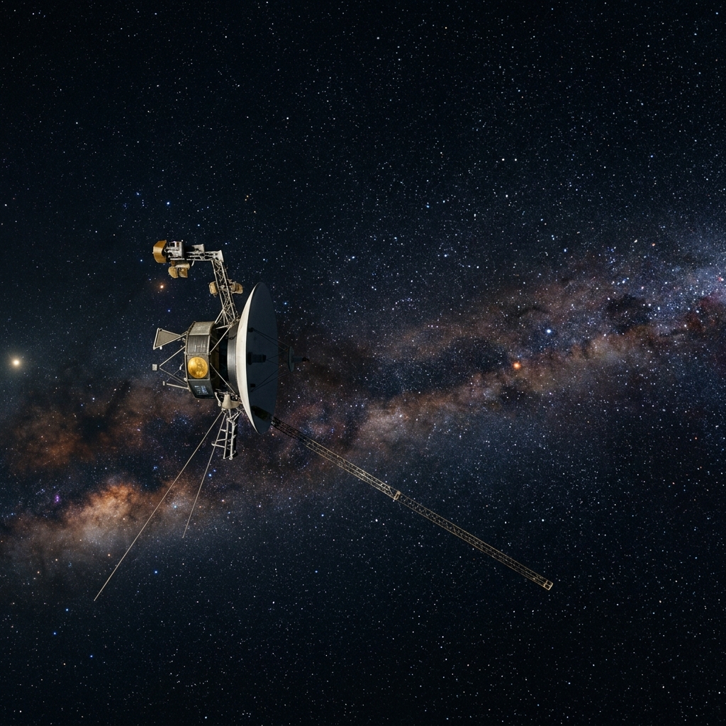 Voyager 1 in Interstellar Space